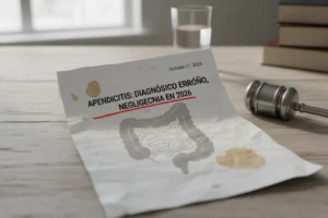 Apendicitis: Diagnóstico erróneo, negligencia en 2026