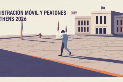 Athens 2026: Distracción móvil y peatones