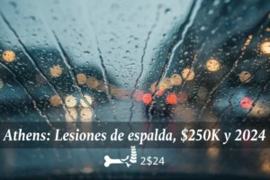 Athens: Lesiones de espalda, $250K y 2024