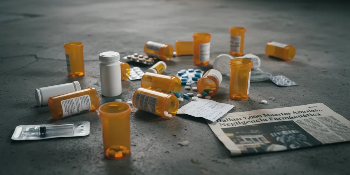 Dallas: 7,000 Muertes Anuales por Negligencia Farmacéutica