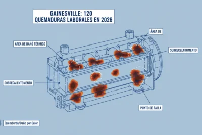 Gainesville: 120 Quemaduras Laborales en 2026