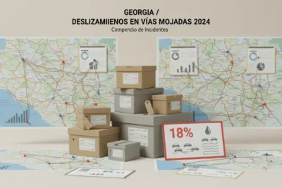 Georgia: 18% de Resbalones en Vías Mojadas en 2024