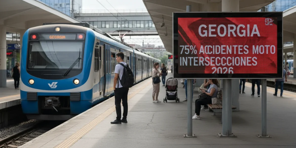 Georgia: 75% de Accidentes Moto en Intersecciones 2026
