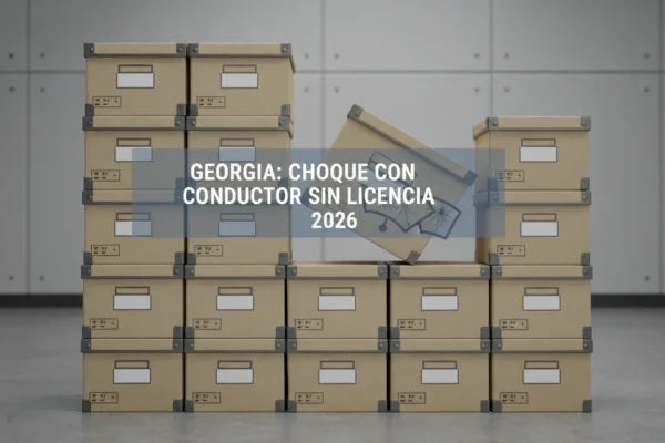 Georgia: Choque con Conductor Sin Licencia en 2026