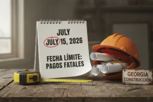 Georgia Construcción: Nuevos Pagos Fatales 2026