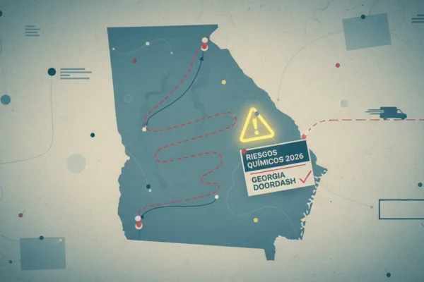 Georgia DoorDash: Riesgos Químicos en 2026