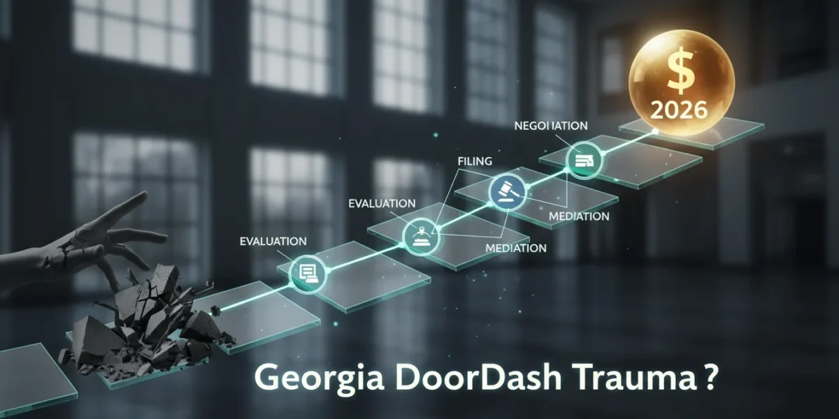Georgia DoorDash Trauma: ¿Compensación en 2026?