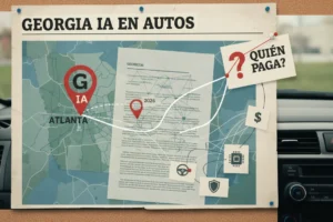 Georgia IA en autos: ¿Quién paga en 2026?