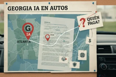 Georgia IA en autos: ¿Quién paga en 2026?