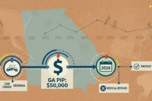 Georgia PIP: $50,000 en 2026 para choques
