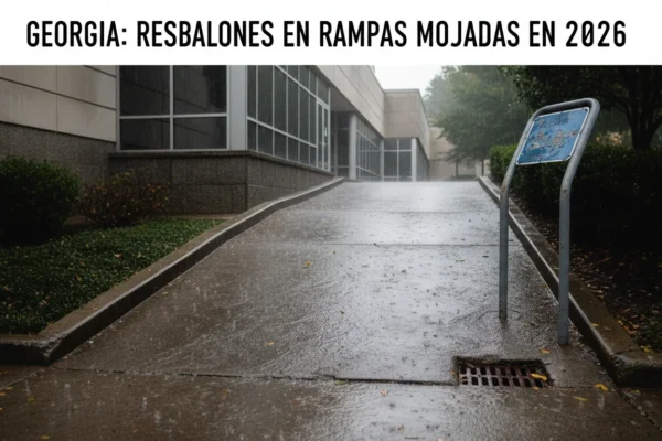 Georgia: Resbalones en rampas mojadas en 2026