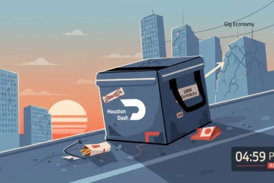 Houston DoorDash: Ciclistas 1099 en Riesgo 2026