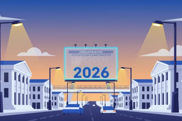 Iluminación en Athens: ¿Por qué 2026 es clave?