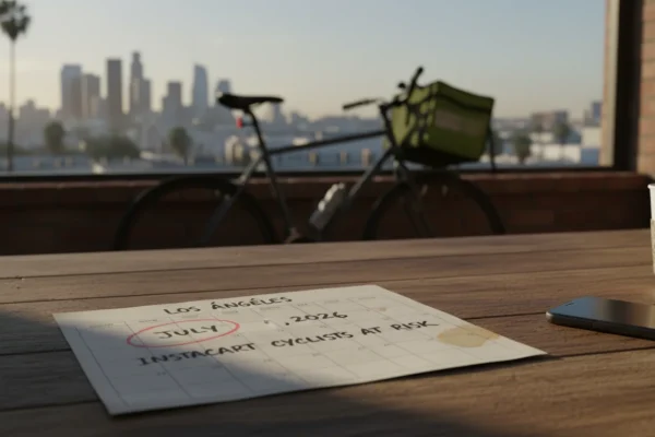 Los Ángeles 2026: Ciclistas de Instacart en Riesgo