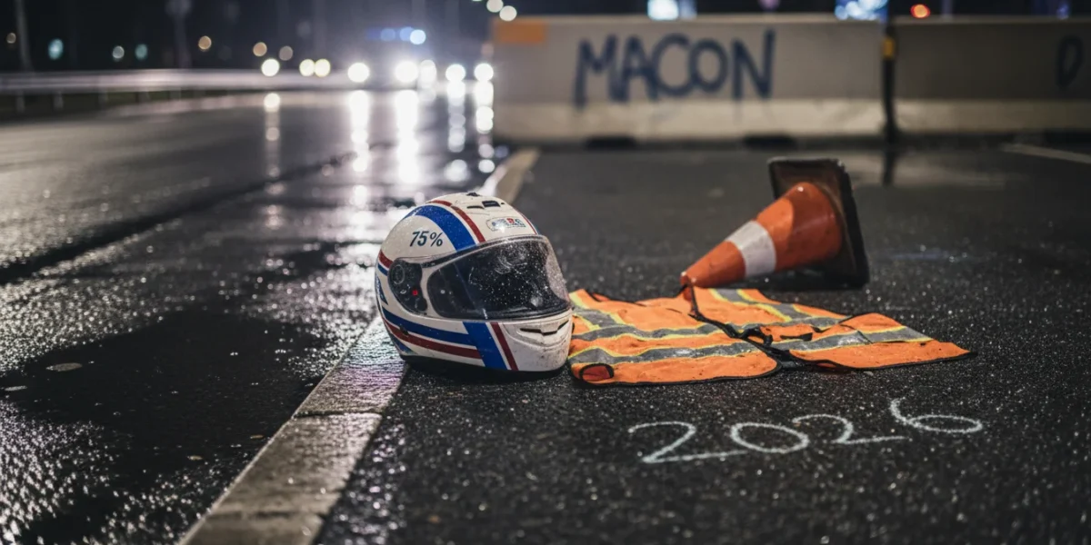 Macon: El 75% de choques con motos en 2026