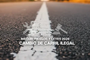 Macon: Riesgos y Leyes 2026 de Cambio de Carril Ilegal