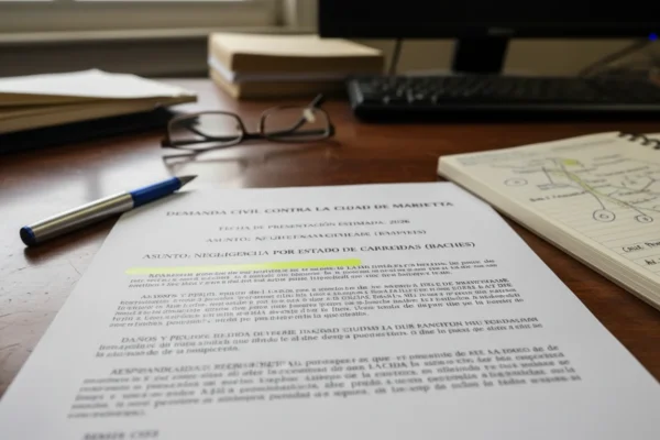 Marietta: Demandar a la ciudad por baches en 2026