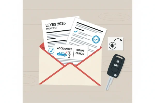Marietta: Leyes 2026 impactan accidentes por ebrios
