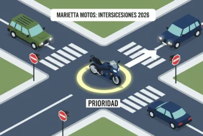 Marietta Motos: Prioridad en Intersecciones 2026