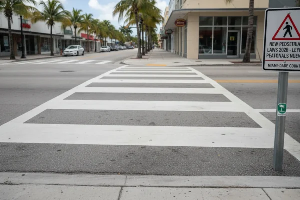 Miami: Nuevas Leyes Peatonales en 2026