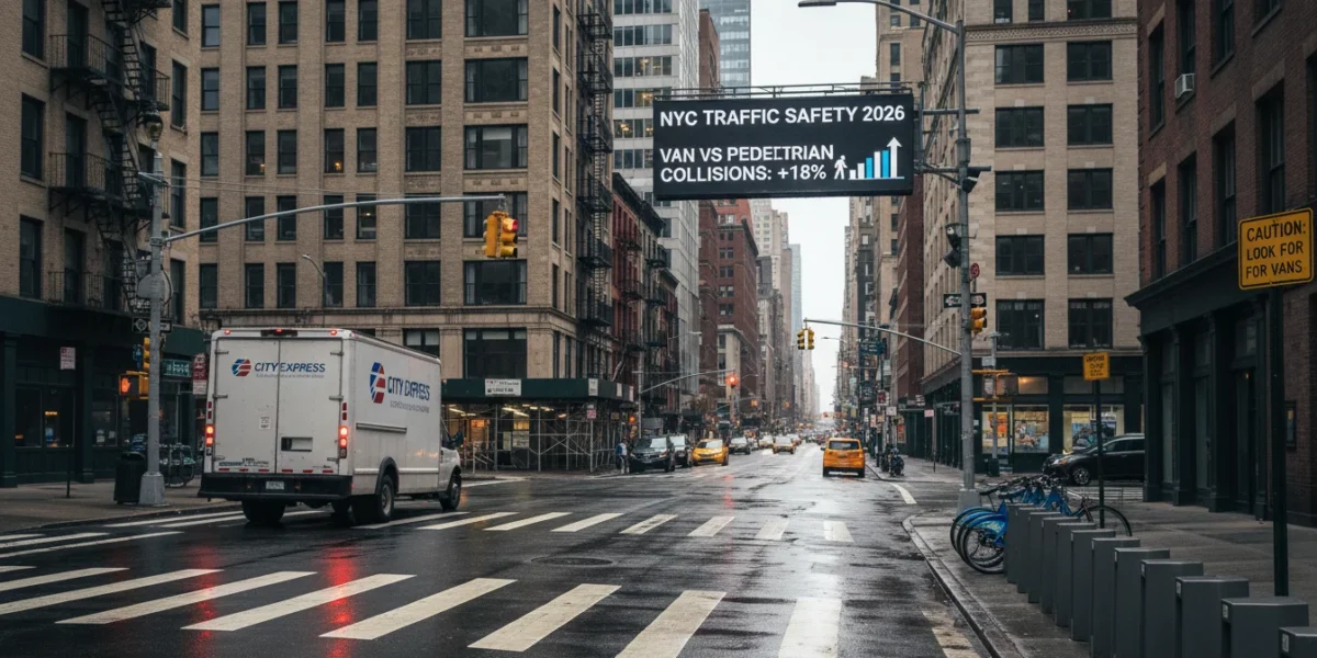 Nueva York: 18% Atropellos por Furgonetas en 2026