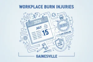 Quemaduras laborales en Gainesville: Su reclamo 2026
