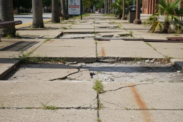 Savannah 2026: ¿Peligro en aceras peatonales?