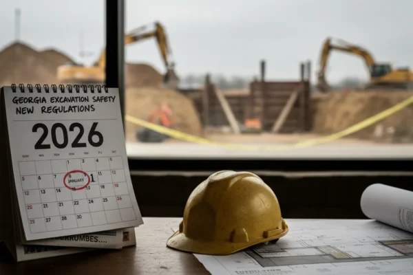 Seguridad en excavaciones de Georgia: 2026 y derrumbes