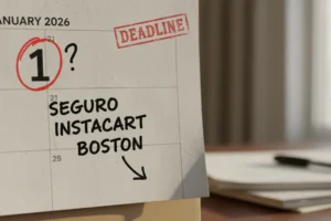 Seguro Instacart Boston: ¿Quién Paga en 2026?