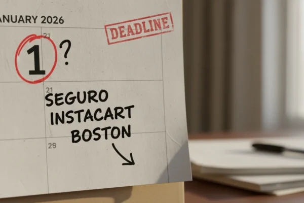 Seguro Instacart Boston: ¿Quién Paga en 2026?