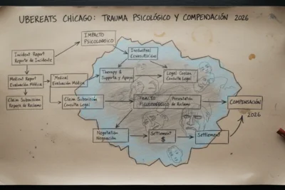 UberEats Chicago: Trauma Psicológico y Compensación 2026