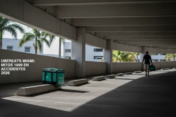 UberEats Miami: Mitos 1099 en Accidentes 2026