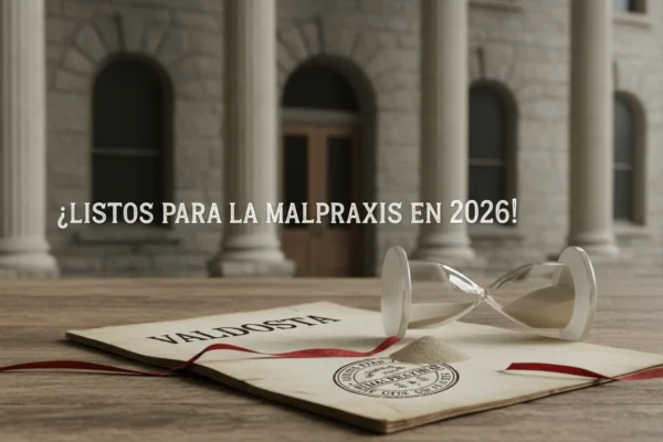 Valdosta: ¿Listos para la malpraxis en 2026?